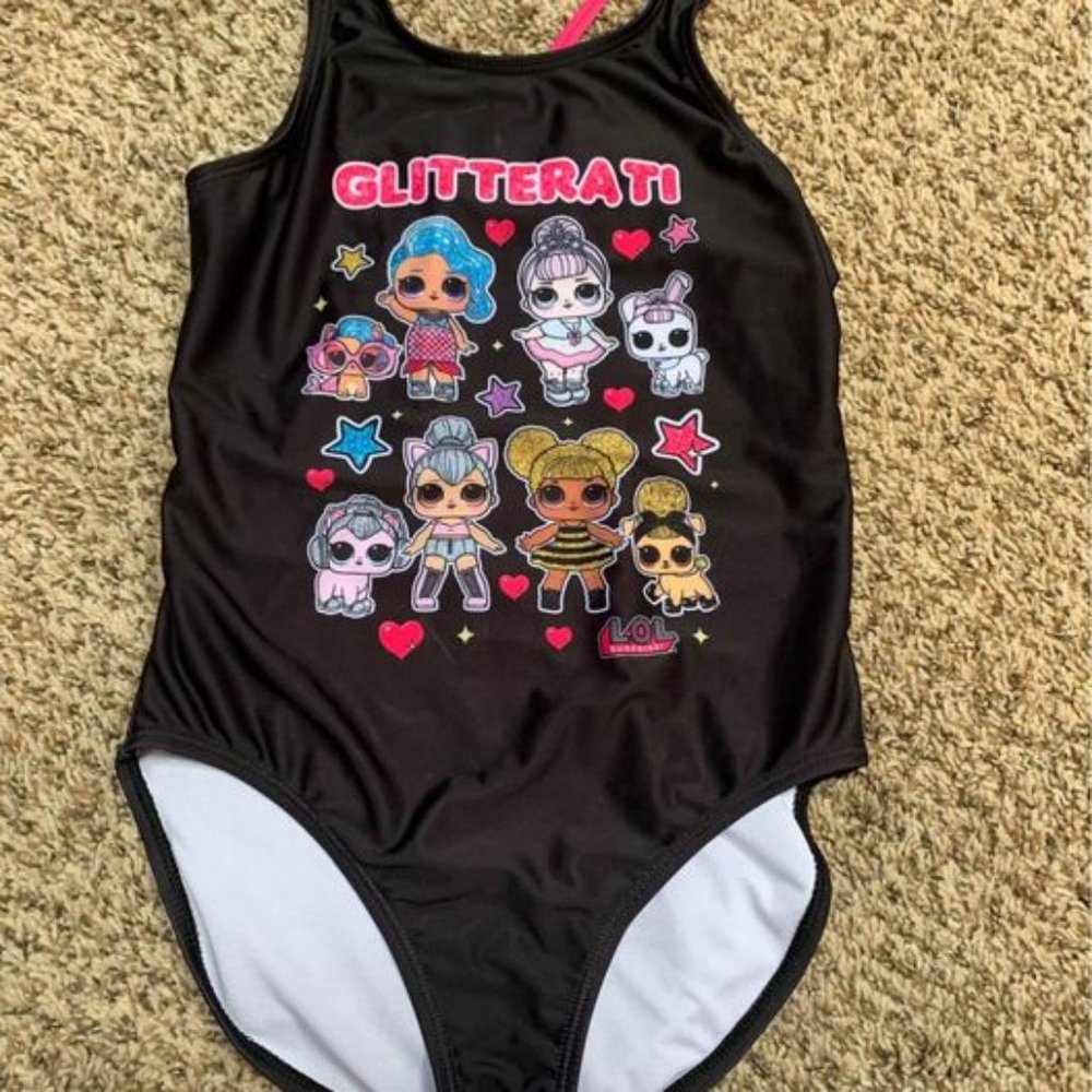 Girls L.O.L. Surprise One Piece Glitterati Swimsuit